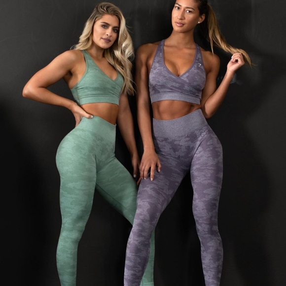 Gymshark Camo Seamless Leggings - Picture 4 of 10